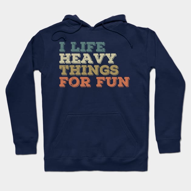 Life Is Short Lift Heavy Things Hoodie by Gaming champion